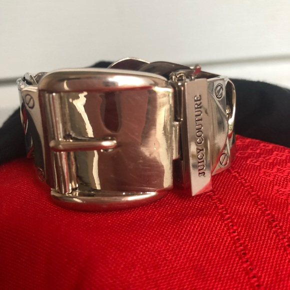 Vintage Juicy Couture Link Bracelet Double Magnet Lock - Picture 7 of 15